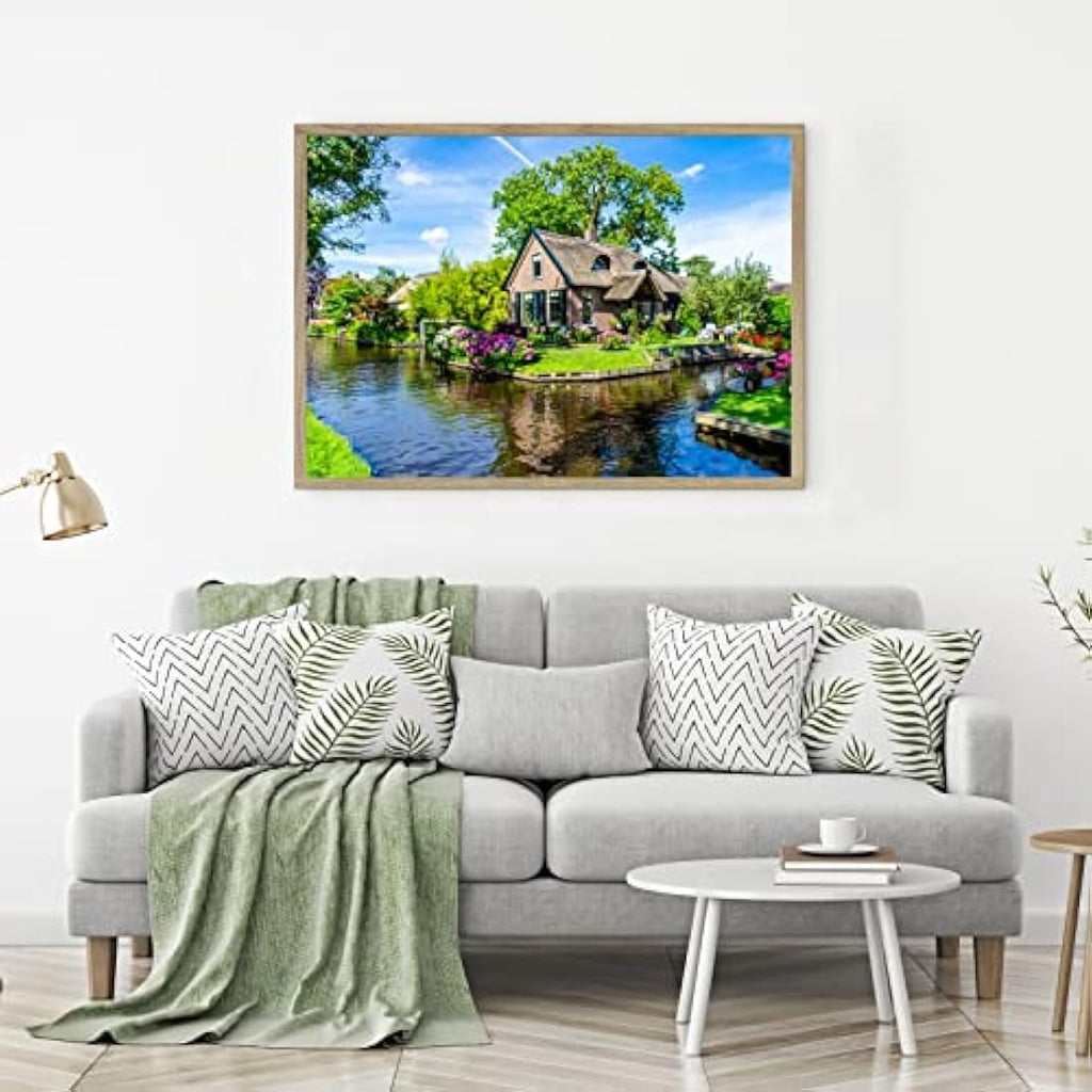 Jolof Store Giethoorn Village 1000 Piece Jigsaw Puzzle for Adults