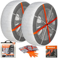 AutoSock HP 685E Textile Snow Socks – Winter Tire Traction Aid (1 Pair)