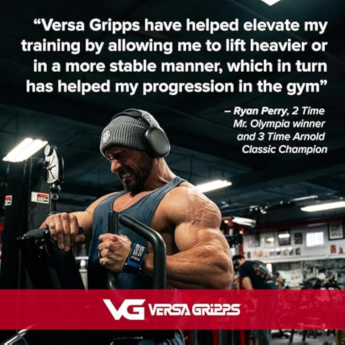 Versa Gripps Xtreme Weightlifting Straps – No-Slip Wrist Support Grips