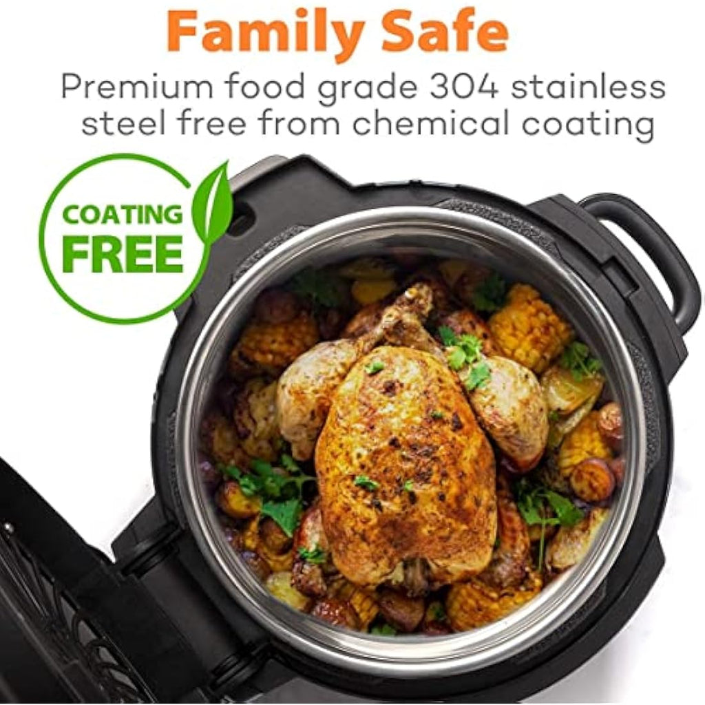 Goldlion 6.5 Qt Stainless Steel Inner Pot for Ninja Foodi Pressure Cooker