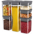 MR.SIGA 6-Piece Airtight Food Storage Container Set | BPA Free Stackable