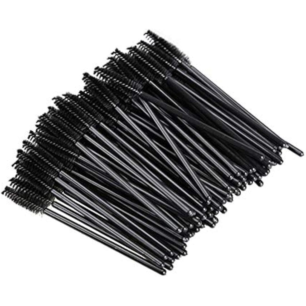 Jolof Store 50 PCS Disposable Eyelash Brushes | Mascara Wands - Black