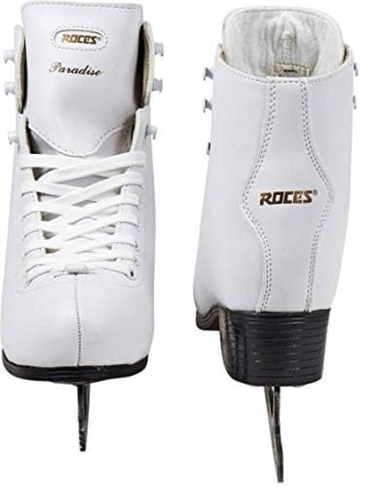 Roces Paradise Lama Women's Ice Skates – White Durable Leather – Size 7 UK