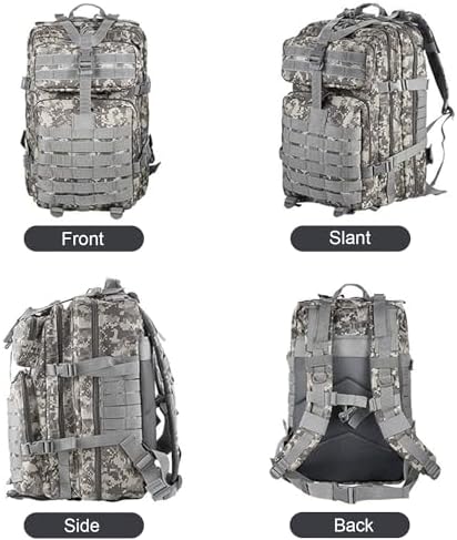 aiGear 45L Military Tactical Backpack | Molle System Hiking Rucksack