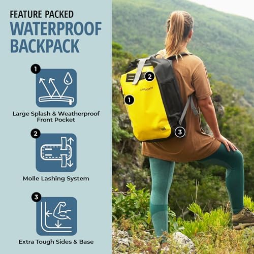 Overboard Explorer Waterproof Backpack – Floating Dry Bag with Phone Case