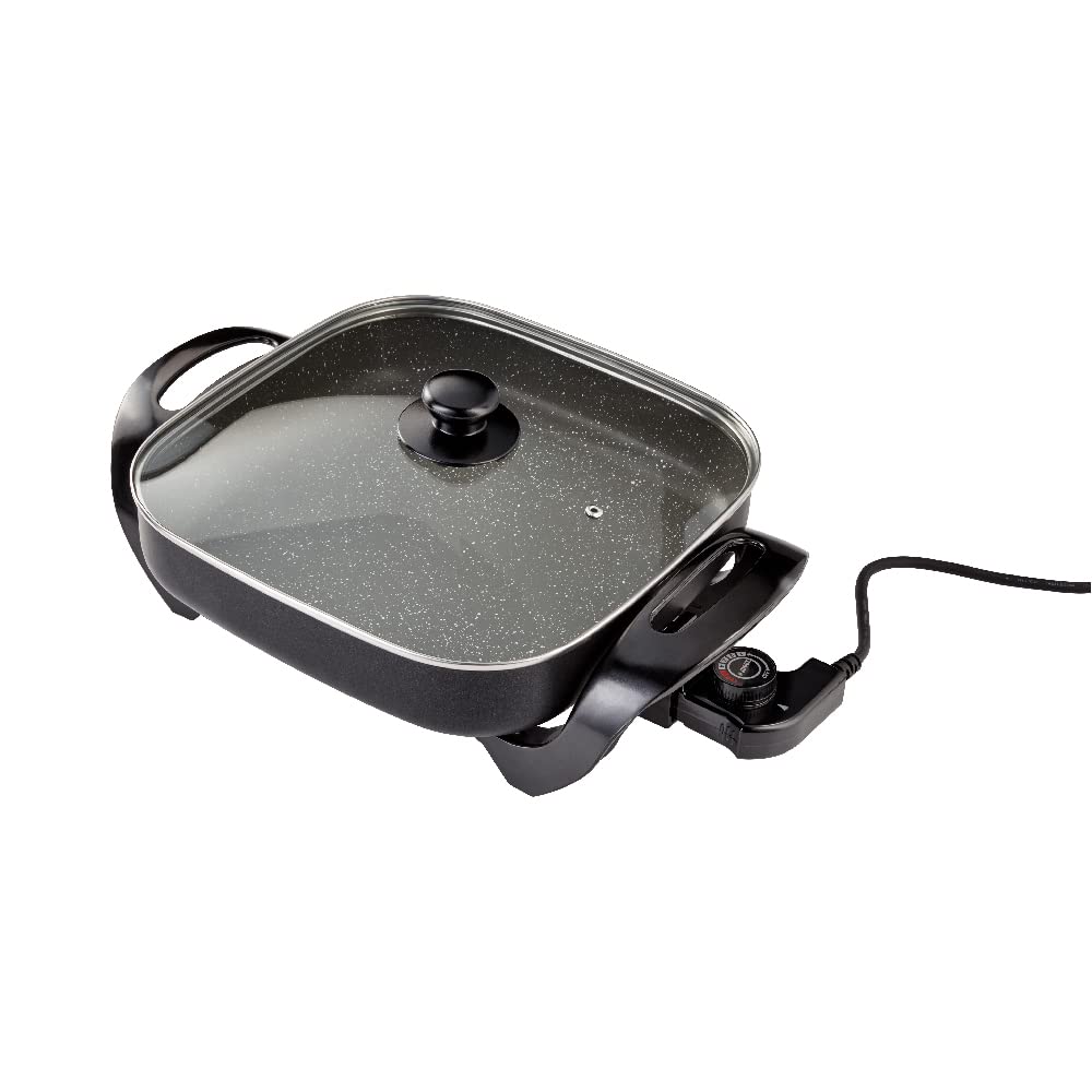 Judge 30cm Electric Skillet – Non-Stick Multicooker with Glass Lid