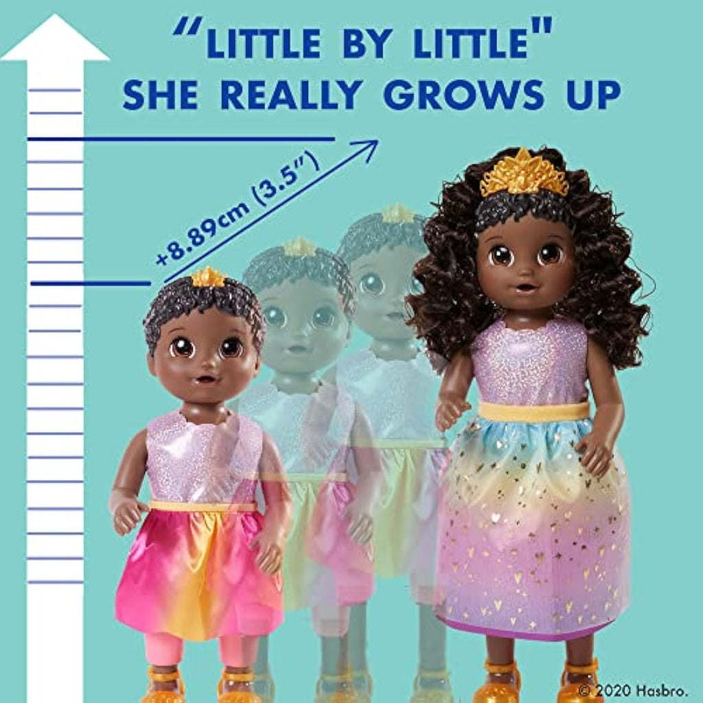 Baby Alive Princess Ellie Grows Up! Interactive Talking Doll - Black Hair
