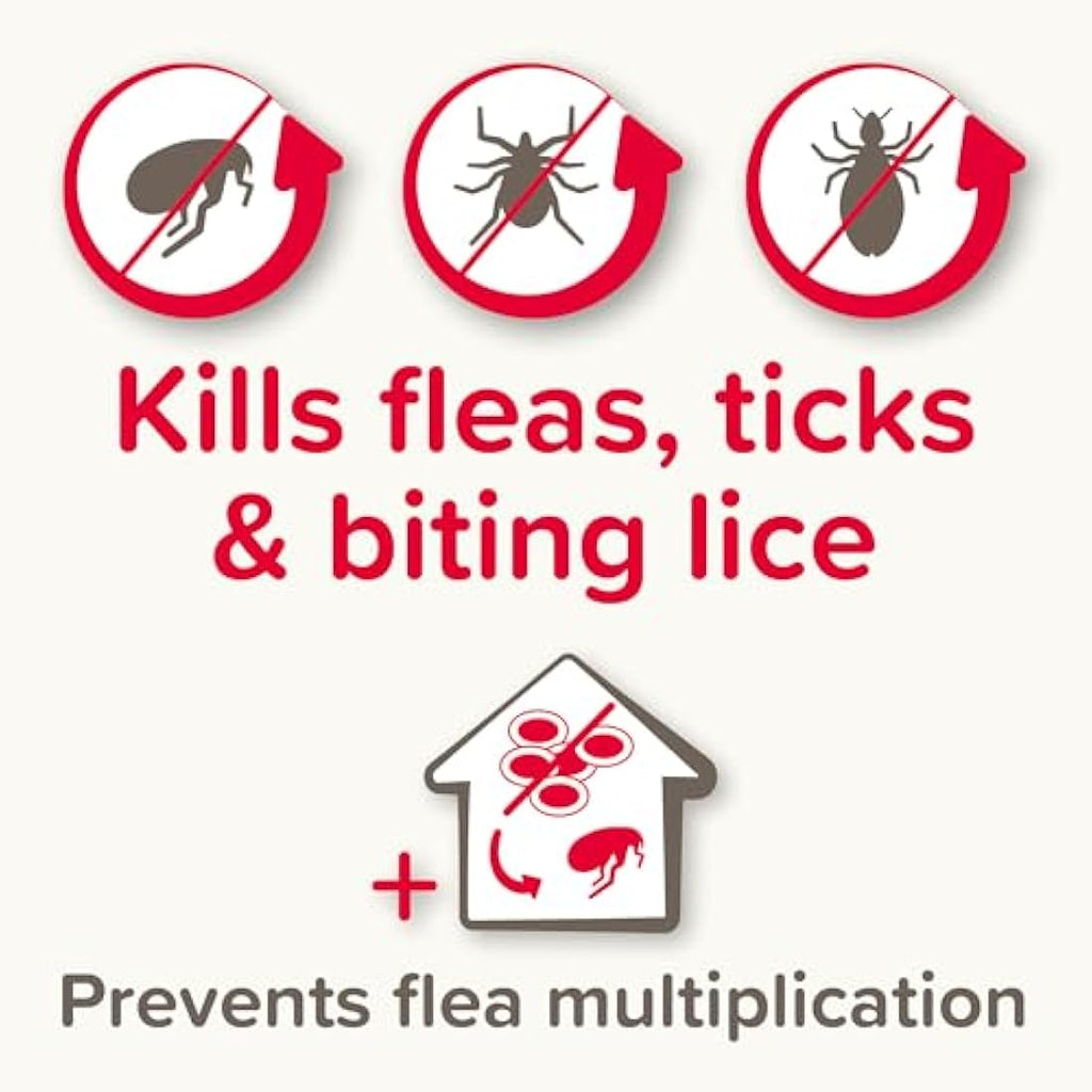 Beaphar FIPROtec COMBO Cat Flea & Tick Treatment - 3 Pipettes