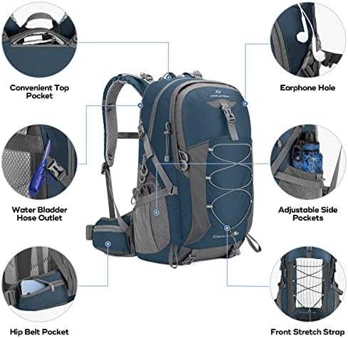 Maelstrom 50L Waterproof Hiking Backpack | Lightweight Camping Daypack