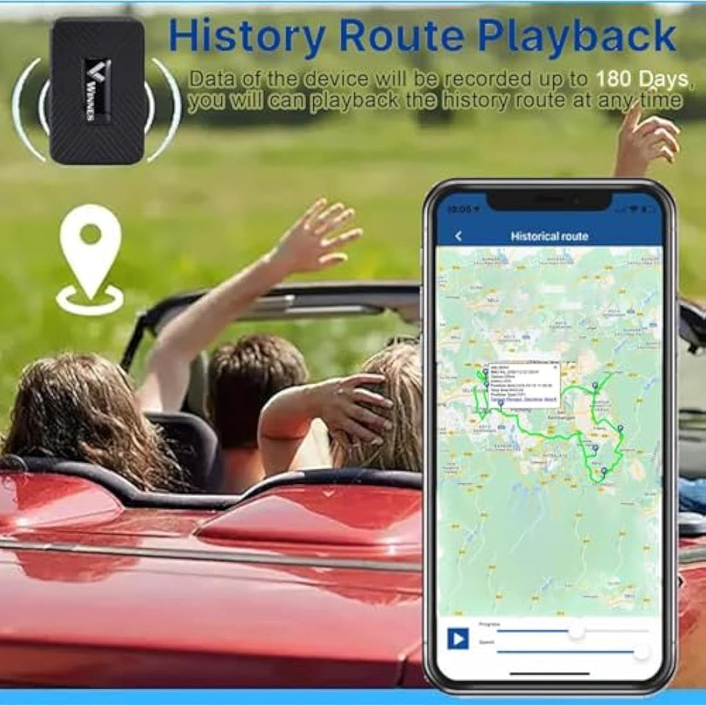 Zeerkeer Mini GPS Tracker | Portable Real-Time Vehicle & Personal Locator