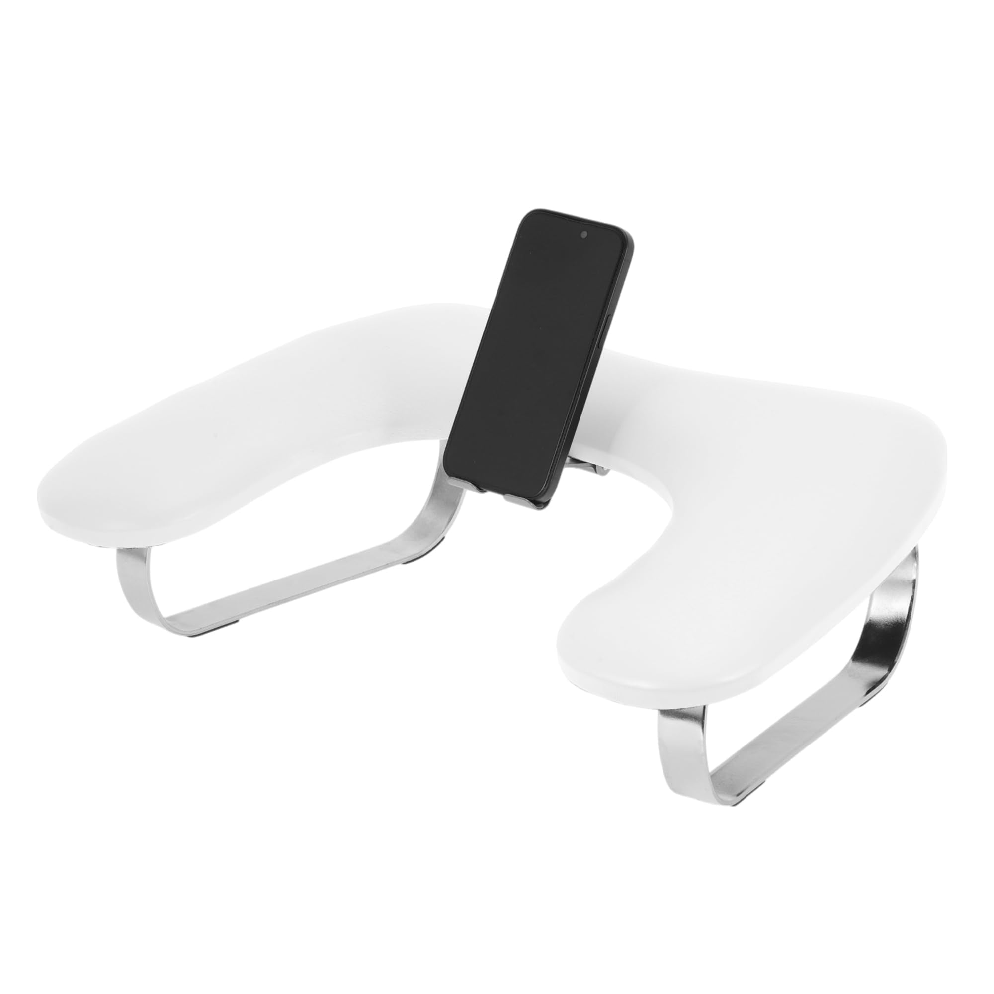 VOCOSTE Nail Arm Rest with Phone Holder - PU Leather Manicure Hand Rest