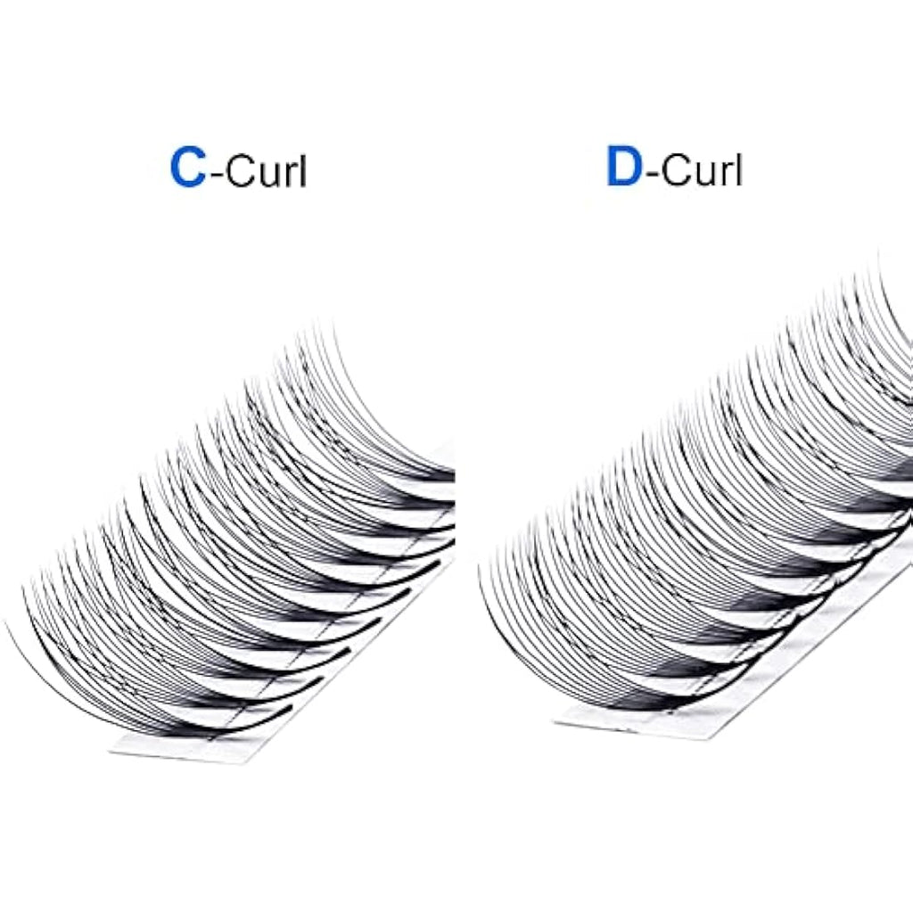 Gemerry 10D Premade Fan Eyelash Extensions | D Curl 0.07mm Russian Volume