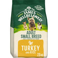 James Wellbeloved Adult Small Breed Turkey & Rice Dry Dog Food - 7.5kg