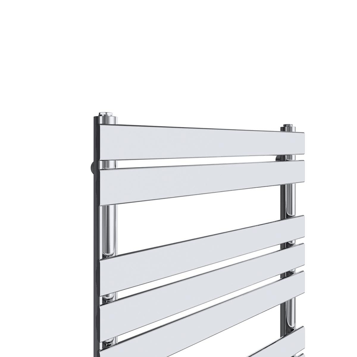 Warmehaus Flat Panel Heated Towel Rail Bathroom Radiator Chrome 1800x600mm - image 2