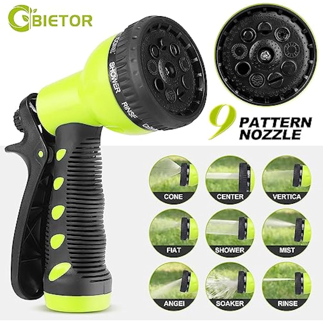 Bietor Retractable Garden Hose Reel – 30m Wall Mounted Heavy Duty Hose