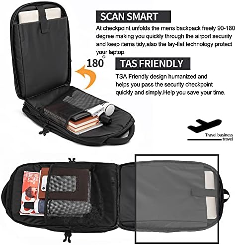 WENIG Extra Large Laptop Backpack | Travel Business Rucksack with USB Port