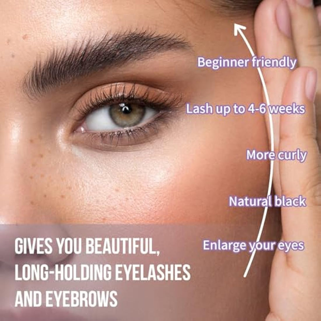 PERMANIA 4-in-1 Lash Lift and Tint Kit | Eyelash Perm & Brow Lamination