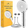 High Pressure Shower Head and 2M Hose | 5 Modes Chrome