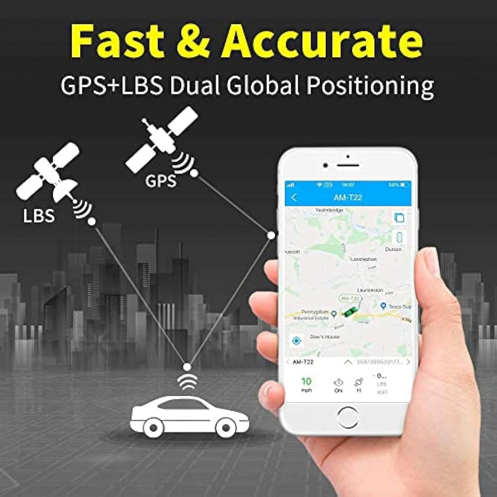 Amacam AM-T22 OBDII GPS Tracker – Real-Time Vehicle Tracking & Anti-Theft