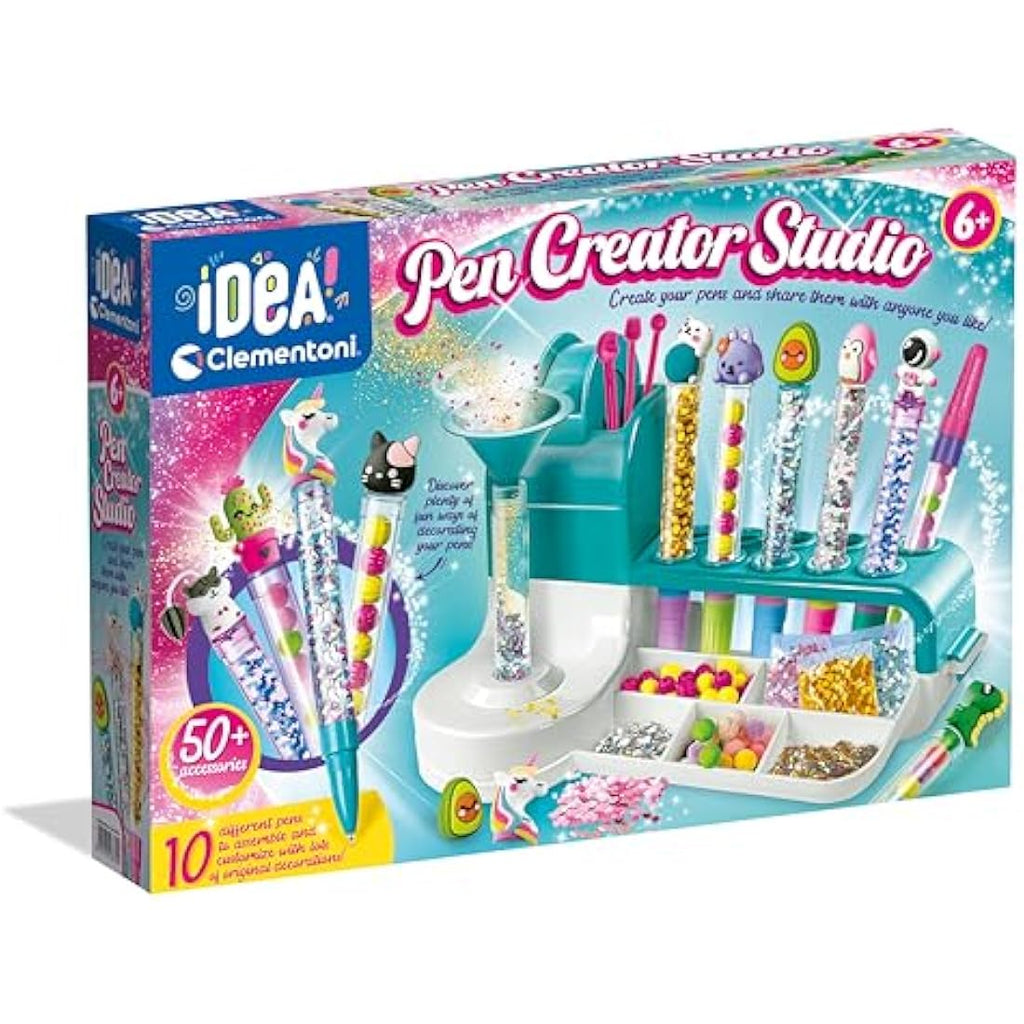 Clementoni Pen Creator Studio – DIY Personalised Pen Making Kit for Kids
