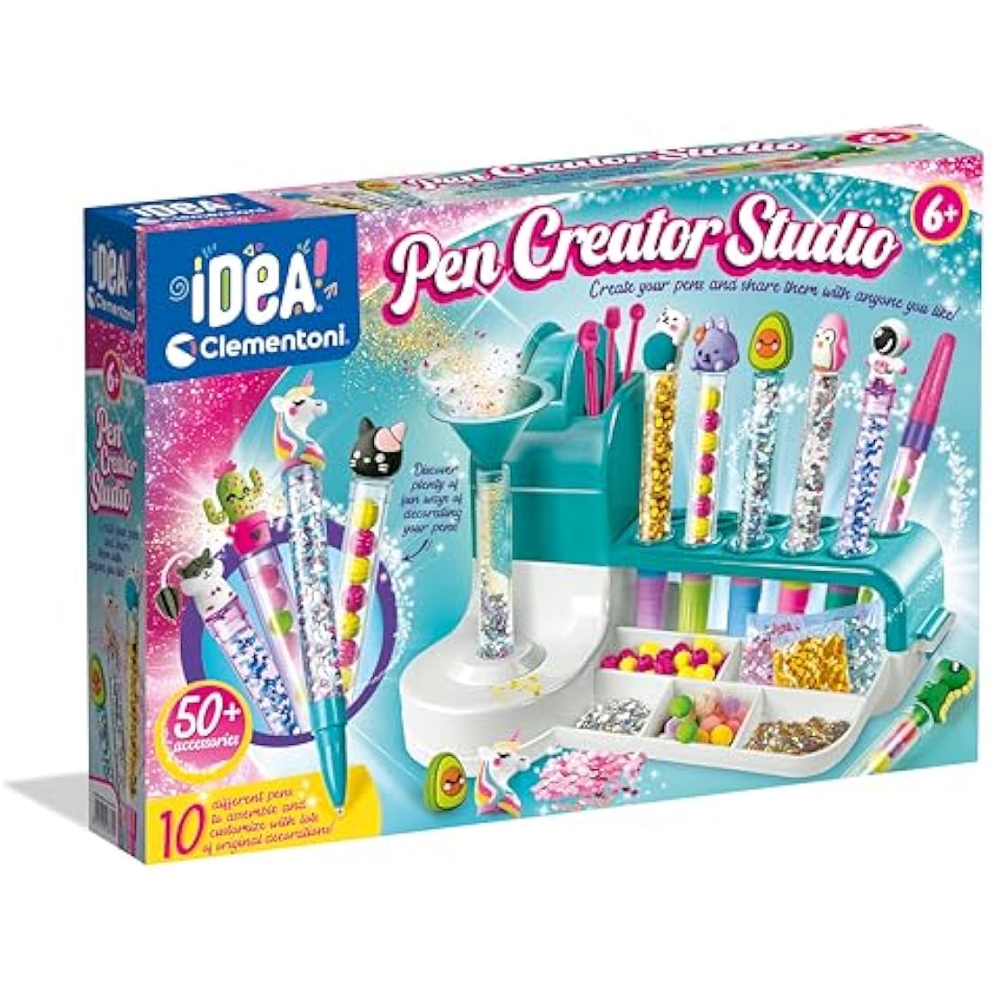 Clementoni Pen Creator Studio – DIY Personalised Pen Making Kit for Kids