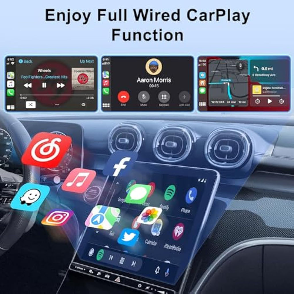 UWECAN Wireless CarPlay Adapter for iPhone – Stable 5GHz WiFi Dongle