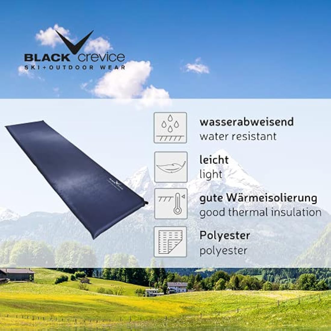 Jolof Store Inflatable Camping Mattress – Durable 250T Polyester Mat