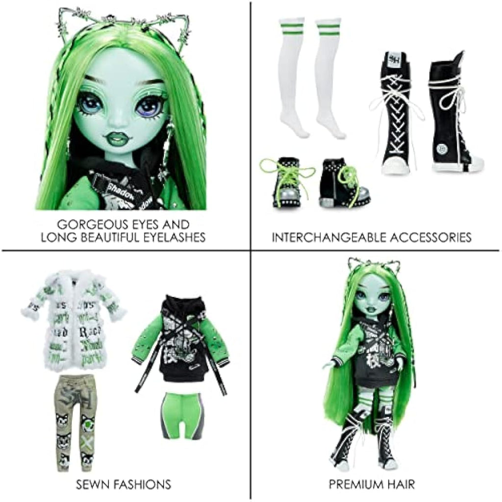 Shadow High Neon Shadow Harley Limestone Green Fashion Doll Playset