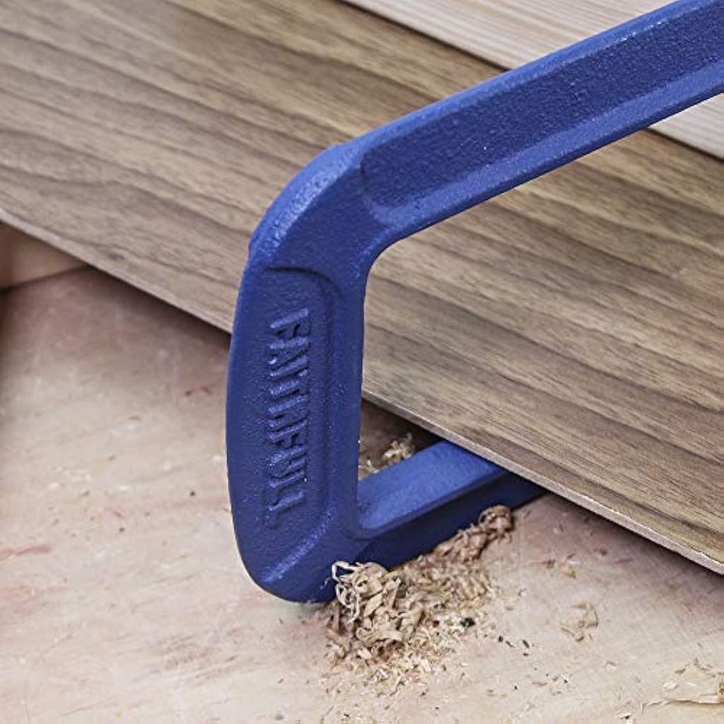 Faithfull Deep Throat G Clamp – 200mm (8in) Heavy-Duty Metal Tool