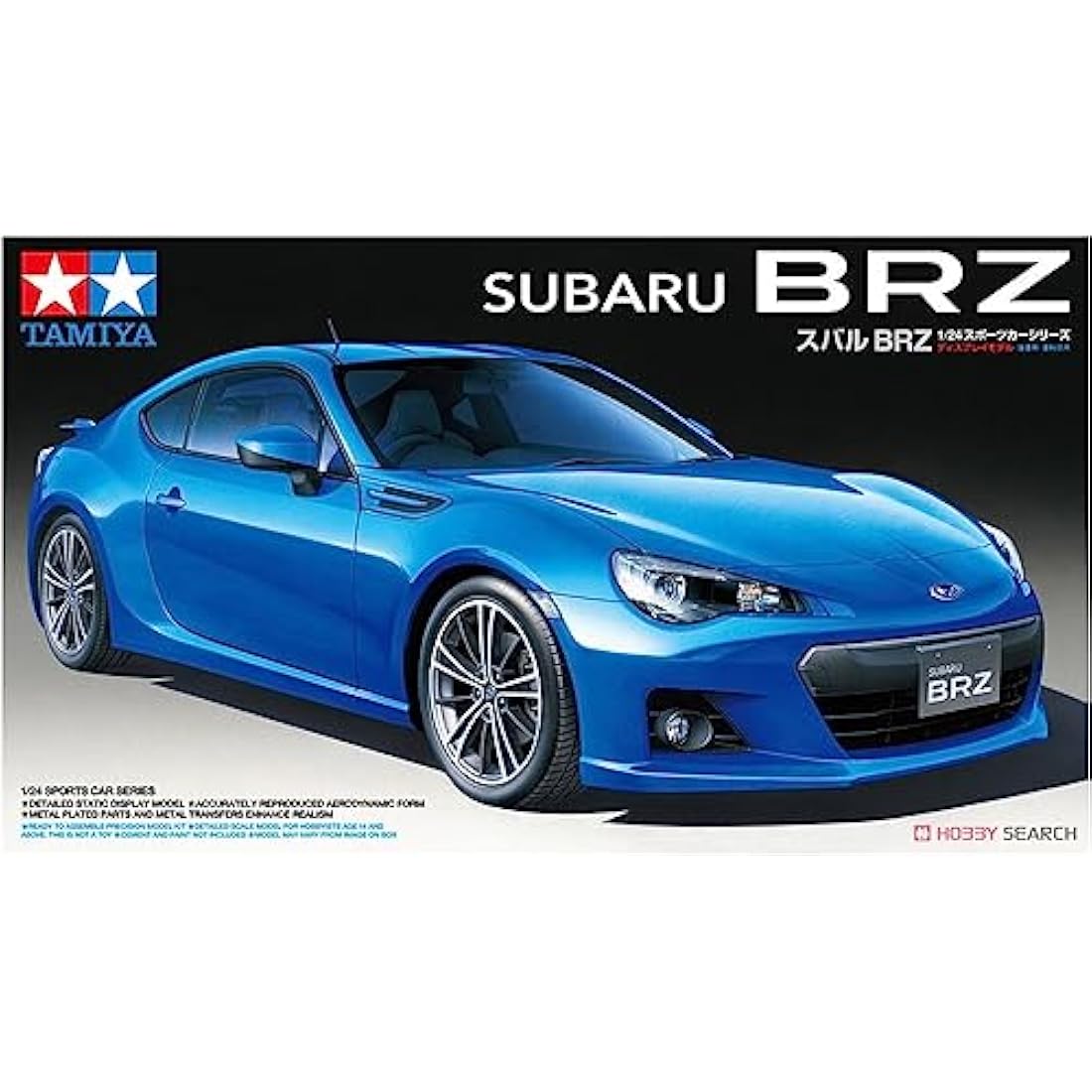 Tamiya 1:24 Subaru BRZ Plastic Model Car Kit - Detailed Scale Replica