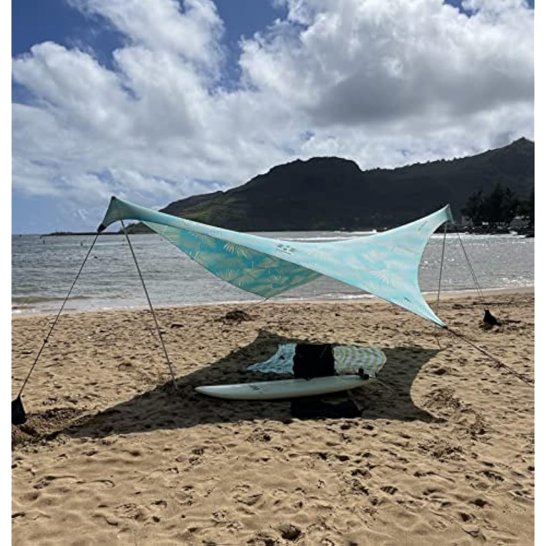 Neso Tents Grande Beach Tent | UPF 50+ Sun Shelter with Cooler Pocket