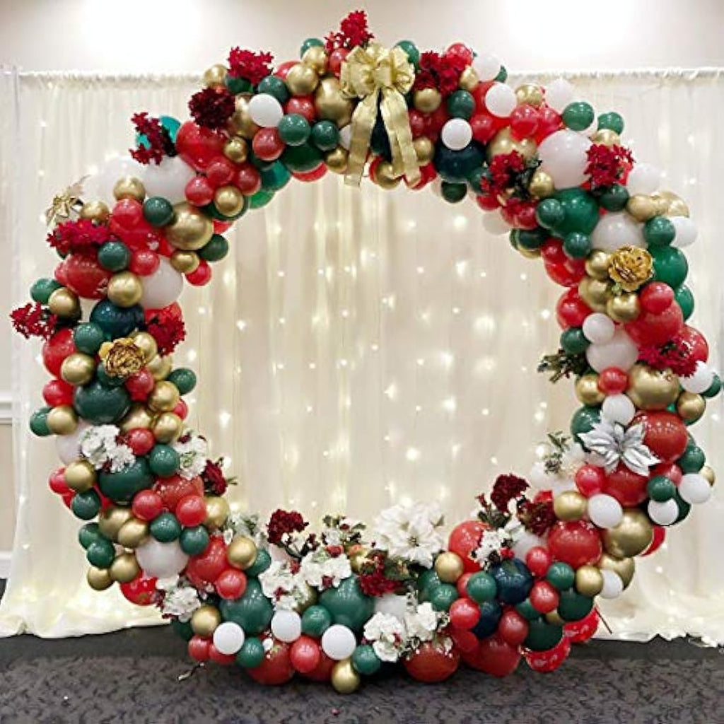 Jolof Store 2M Round Metal Balloon Arch Stand – Reusable Wedding Backdrop
