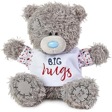 Me to You Tatty Teddy Big Hugs Bear - 10cm Grey Plush Collectible