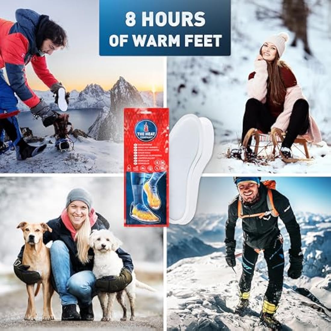 THE HEAT COMPANY Insole Foot Warmers – 8 Hour Air Activated Heat