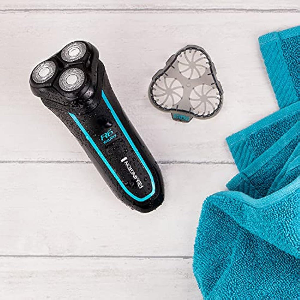 Remington R6 Aqua Rotary Electric Shaver – Wet & Dry Cordless Razor