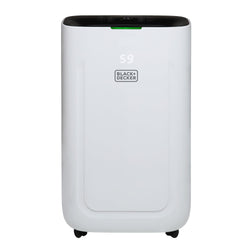 BLACK+DECKER 20L Smart Dehumidifier – 6.5L Tank, Quiet, White