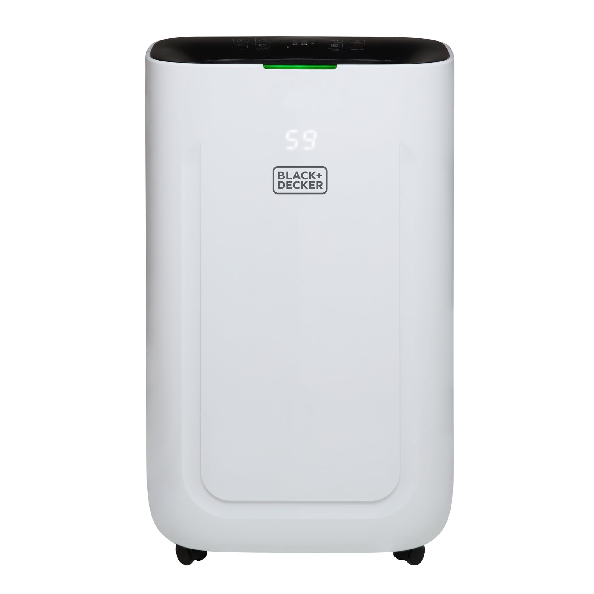 BLACK+DECKER 20L Smart Dehumidifier – 6.5L Tank, Quiet, White