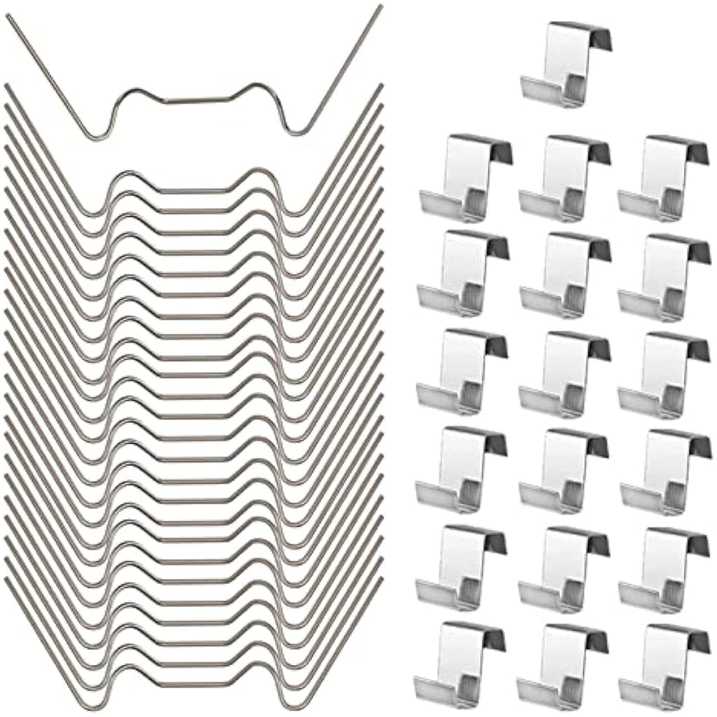 200pc Stainless Steel Greenhouse W & Z Glazing Clips