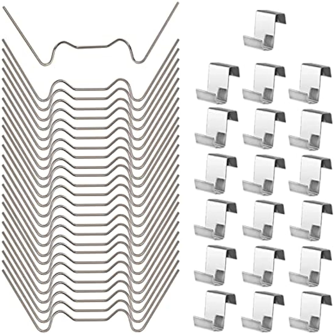 200pc Stainless Steel Greenhouse W & Z Glazing Clips