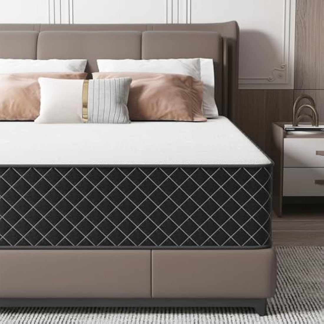 Molphit 10 Inch Hybrid Double Mattress | Memory Foam & Pocket Spring