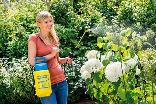 GLORIA Prima 3 Pressure Garden Sprayer | 3L Capacity | Brass Nozzle