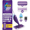 Flash Power Spray Mop Floor Cleaner Starter Kit with 3 Pads