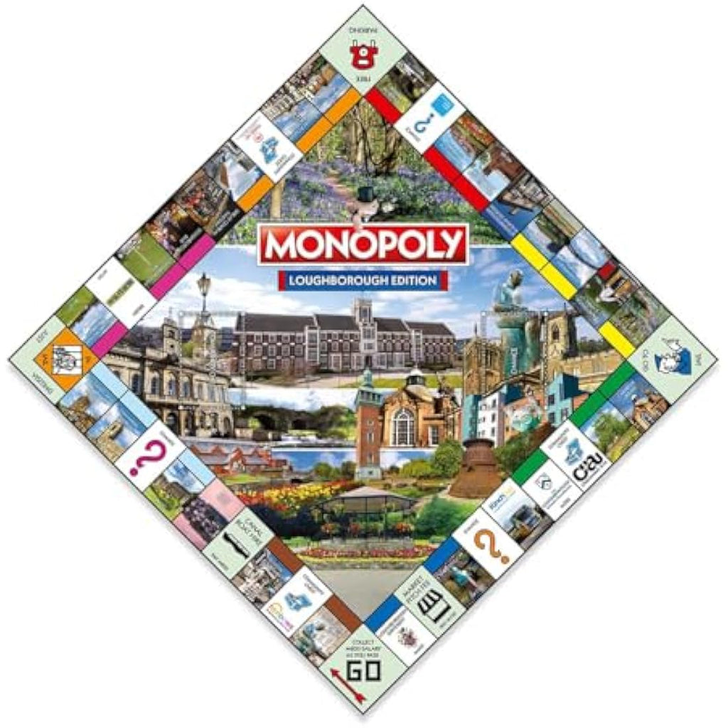 Winning Moves Loughborough Monopoly Board Game | Strategy Family Game
