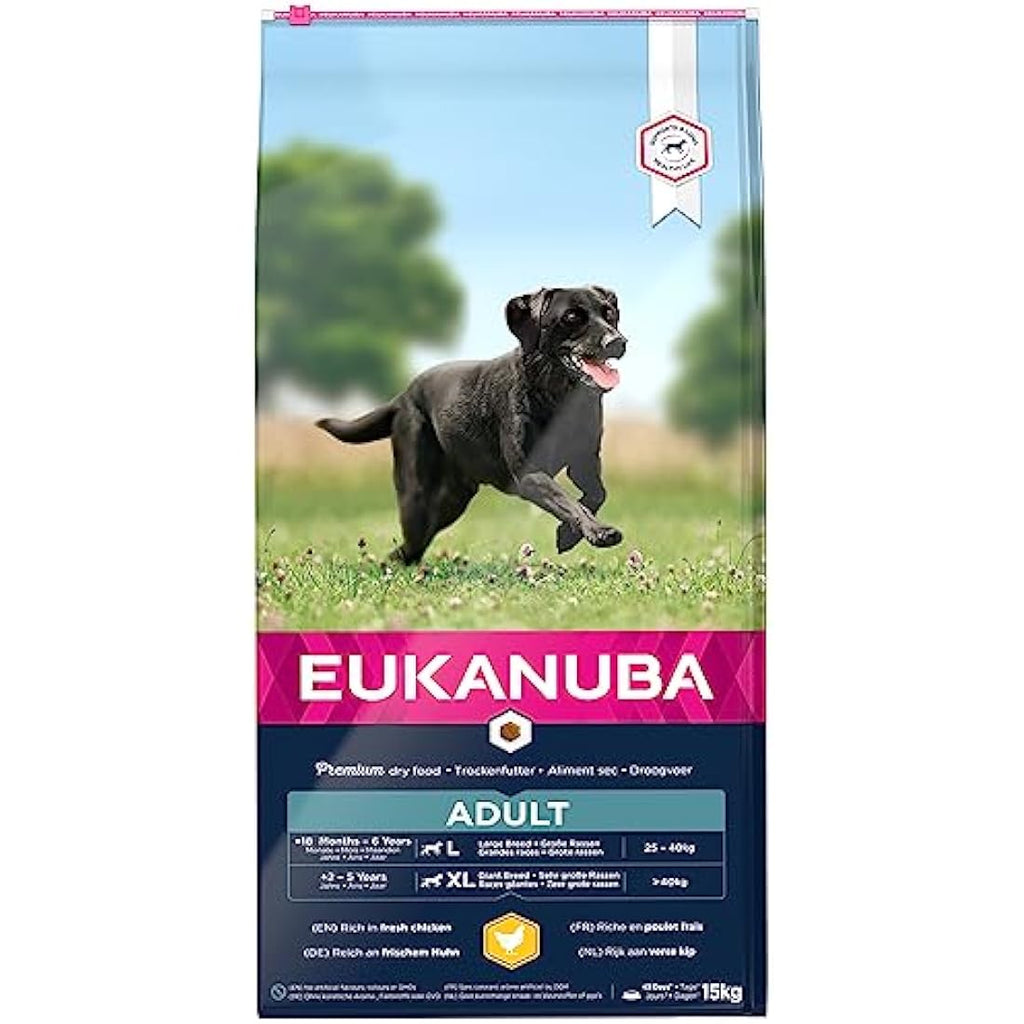 Eukanuba Adult Large Breed Dry Dog Food - Fresh Chicken - 15 kg