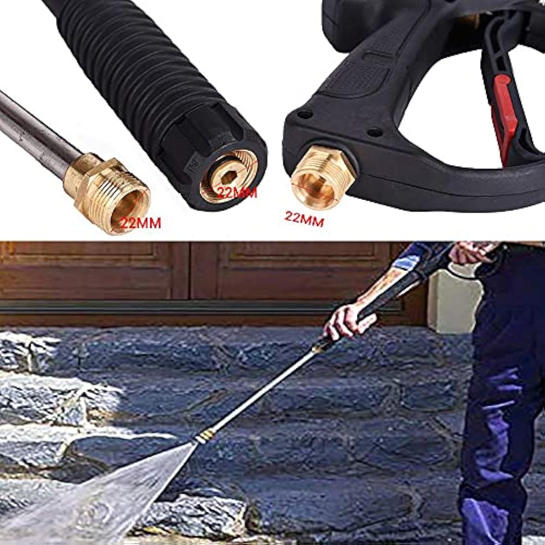 Stone Banks 4000 PSI High Pressure Washer Gun with 5 Nozzles & Lance