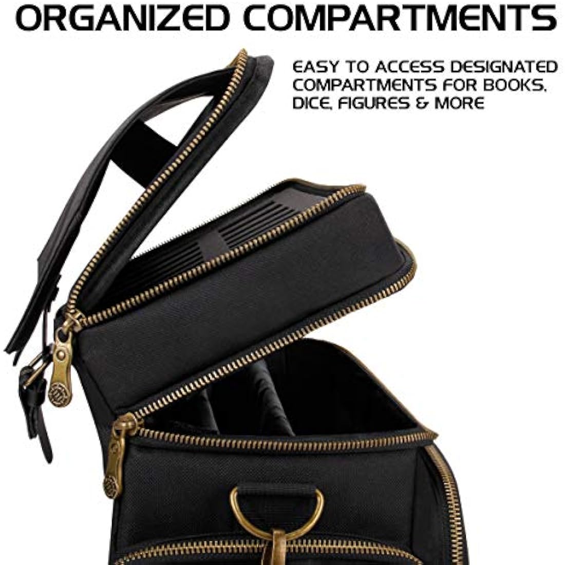 DND Bag – RPG Adventurer's Case with Miniature Storage