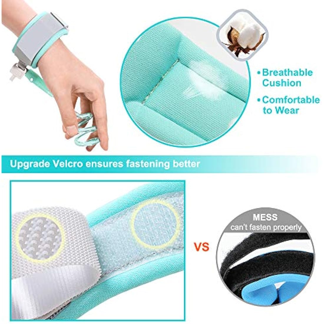 SMBOX 3-in-1 Baby Reins Walking Harness | Anti Lost Safety Wrist Link