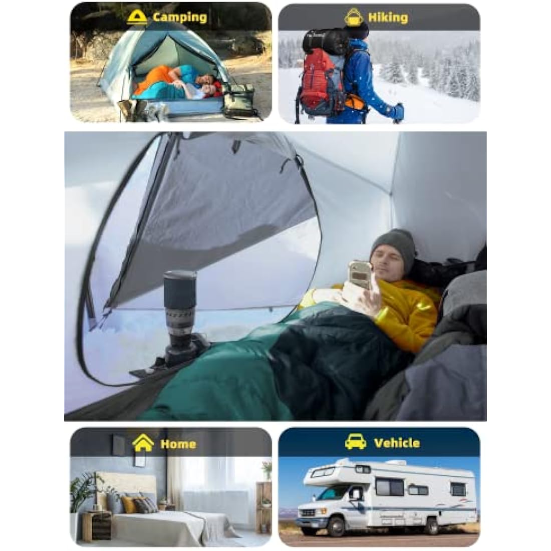 Bessport Mummy Sleeping Bag – 4 Season Ultralight 0°C Camping Gear