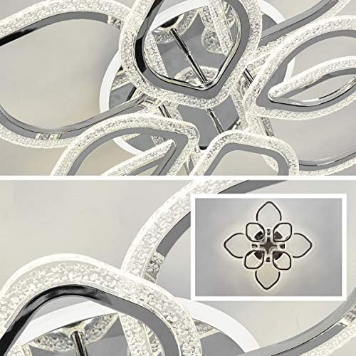 Modern LED Leaf Ceiling Lamp | 100W Dimmable Flush Mount