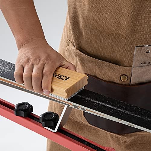 XCMAN Ski Snowboard Waxing Tuning Kit – 3 Brushes, Scrapers & Ptex